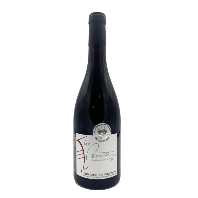 Vin rouge Costières de Nîmes - Les Perrottes - Domaine Poulvarel